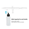 10Pcs Hair Oil Bottle 60ml Leakproof High Temperature Resistant Transparent