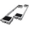 Shepherd Hardware 9603 Adjustable Aluminum Appliance Rollers, 2-Pack