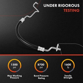 A-Premium Power Steering Pressure Hose Line Assembly Compatible with Nissan Altima 2013-2018, 3.5L, Pump to Rack/Gear