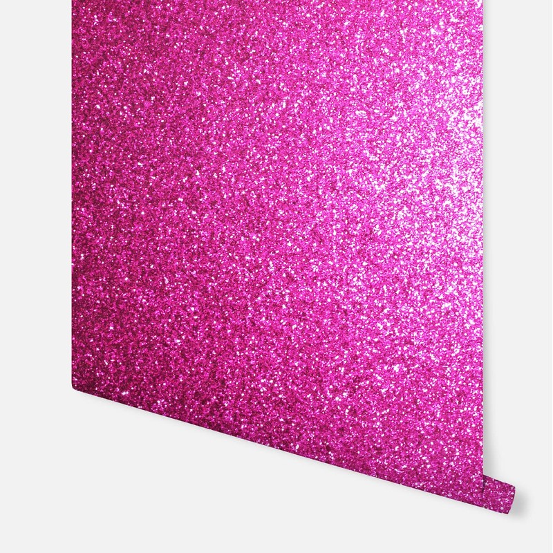 900903 - Sequin Sparkle Hot Pink - Arthouse Wallpaper -