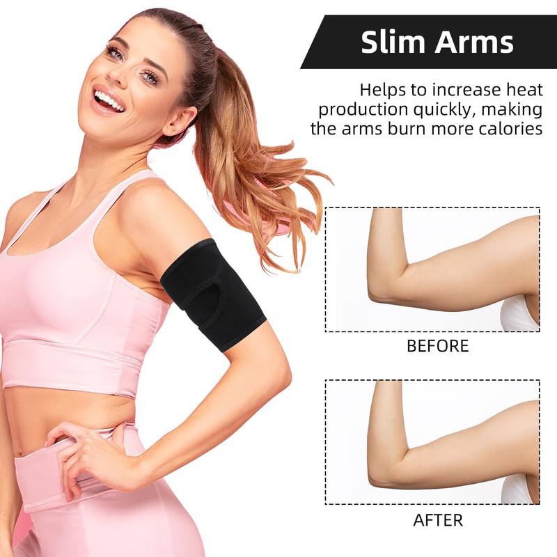 Upper Arm Compression Sleeve, Adjustable Splint for Biceps and Elbow