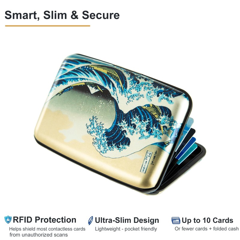 CANTINEY Credit Card Holder RFID Blocking Wallet for Women Men