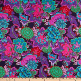 Kaffe Fassett Collective Cloisonne Purple, Fabric by The Yard