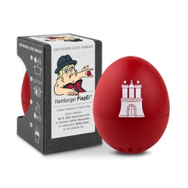 Brainstream PiepEi Hamburgers, Egg Timer, Egg Timer, Red, Plays 3 Melodies & A004538