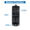X AUTOHAUX Front Right Driver Side Power Window Switch Window