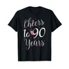 Cheers To 90 Years 90th Birthday T-Shirt