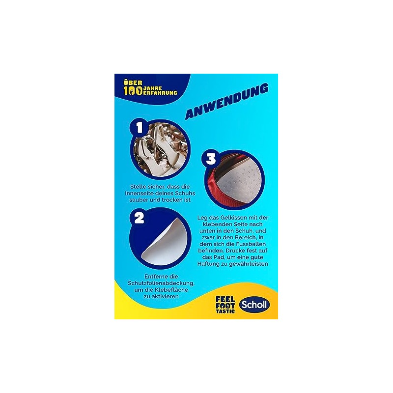 Scholl Party Feet Bunion Pads with Gel Active Technology 3050238