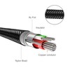 3.5 mm to 6.35 mm Audio Cable 25Ft, Gold-Plated Terminal