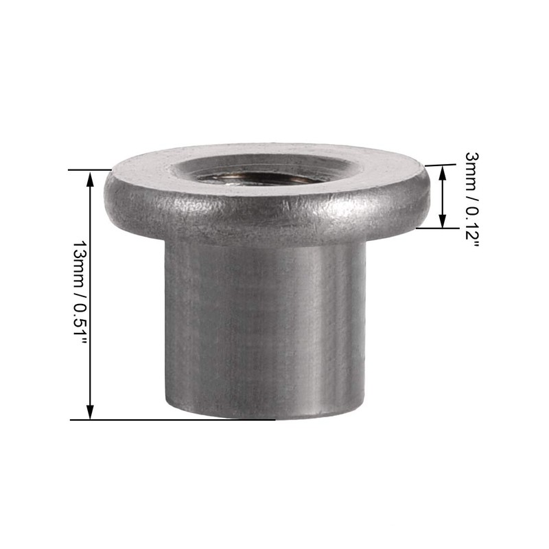 sourcing map 30 Pieces M8 x 17.9 x 3 mm
