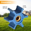 RUHUALIFE Upgraded Impeller & O-Ring Kit Compatible with Milwaukee M18