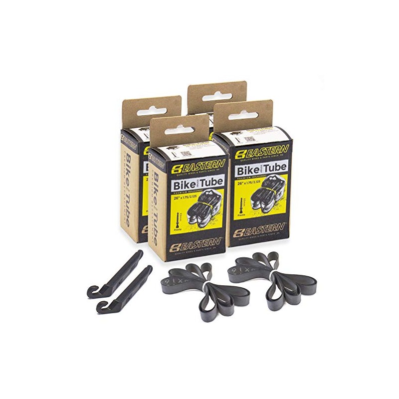 Eastern Bikes 26" Premium Inner Tube Replacement Kit, 33mm Presta