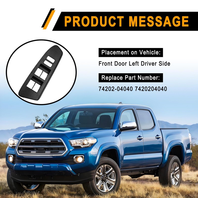 Window Switch Bezel - Left Driver Side Window Master Bezel