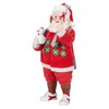 Kurt S. Adler 10.5-Inch Fabriché Golf Santa Table Piece