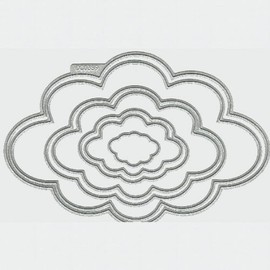 QUICKUTZ Lifestyle Crafts Nesting Clouds Die Set