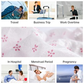 Women's Disposable Underwear Ladies Briefs Paper Printing Panties for Travel Hotel SpaHospital Stays Emergencies(7 Packs-M)