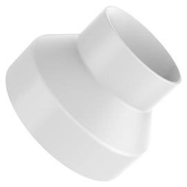 Ventilation Pipe, Irregular Coupling, 5.9 - 3.9 inches (150 mm) to 3.9 inches (100 mm), Hose Fittings, Duct Joint Connection Parts, Piping Parts, Air Hose, Different Diameter Fittings, Ventilation Fan