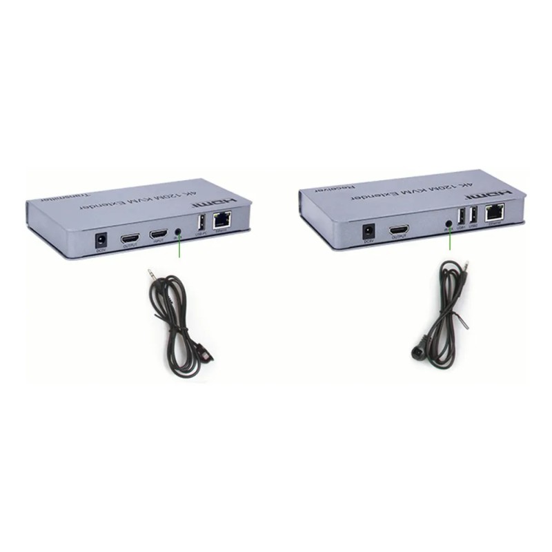 4k @ 30hz Kvm Usb Hdmi Extensor 120m Con Loop