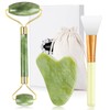 Jade Roller Set for Face, Gua Sha Stone Massage Set
