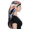Alnorm Long Satin Bonnet Sleep Cap - Double Layer Soft