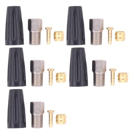 HouYeen Bicycle Hydraulic Brake Hose Oil Pipe Olive Connector Tube Fittings Insert Connecting Bolt Bleed Kit BH59 Cable Set for S-himano Mountain Bike 5 Pack
