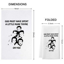 WCGXKO Music Band Gift for Best Friend Boy Band Gift Concert Gift for Fan Music Lover Gift (GOD Must Towel)