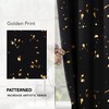 Deconovo Curtains with Pattern, Black Out Curtains for Bedroom Windows,