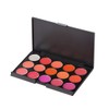 FantasyDay Pro 15 Colors Cream Lip Gloss Xmas Makeup Palette