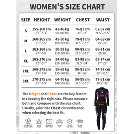 Owntop Women's Full Body 3/2 mm Wetsuit, Ultra Stretch Long Sleeve Winter Wetsuit, Back Zip, Adult Neoprene Surf and Diving Suit, Women, Purple, L