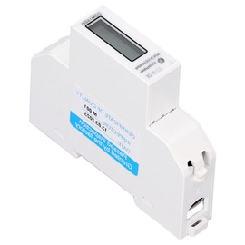 DC220V Electric Energy Meter LCD Display IP51 Waterproof Remote RS485 Single Phase Electricity Usage Monitor 5‑100A