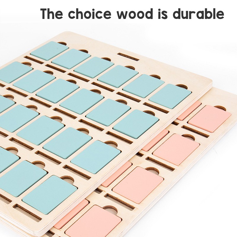 Guessing Game Toy Wooden Parent Child Interactive Logical Thinking Training