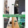 LEEQBCR 2 Pezzi Cartello Privacy, Indicatore per Porta Scorrevole per