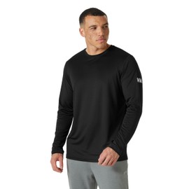 Helly-Hansen Men's HH Tech Crew LS 2.0, 980 Ebony