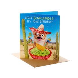 UK Greetings Birthday Card for Him/Her/Friend - Funny Guacamole Design