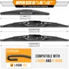AUTOBOO 16+16+12 Replacement for Jeep Wrangler Windshield Wiper Blades 2018-2021
