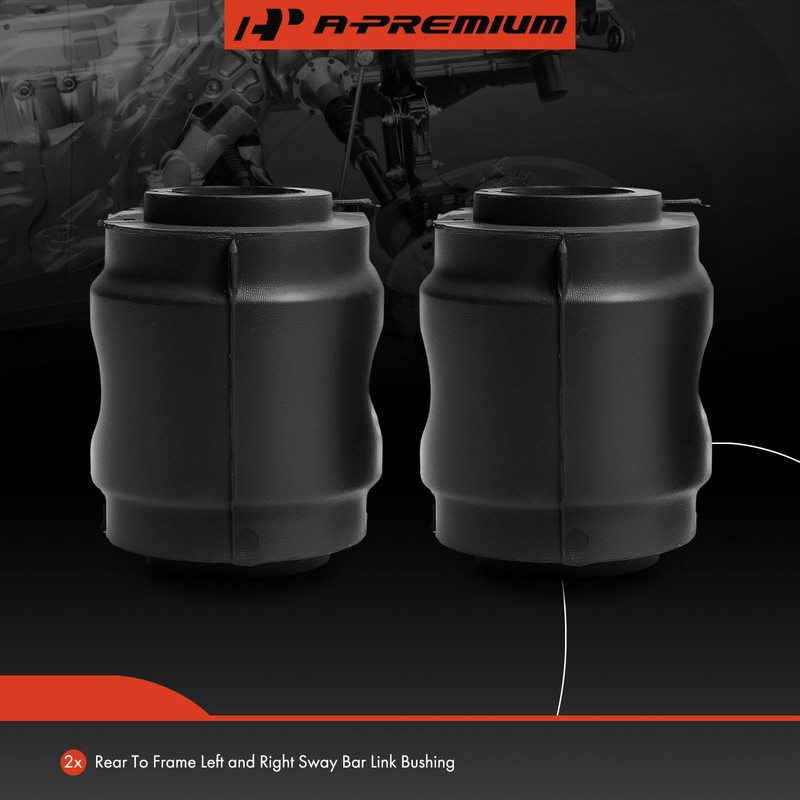 A-Premium 2 x Rear To Frame Sway Bar Bushing Kit,