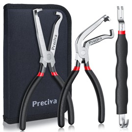 Preciva 3 PCS Electrical Disconnect Pliers, Electrical Connector Pliers for Cars, Automotive Electrical Plug Connectors, Automotive Wire Locking Push Tab