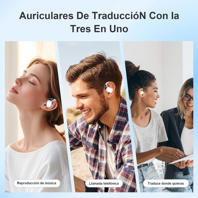 Dolisbie Auriculares de Traducción de Lenguaje AI, Language Translator en
