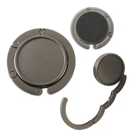 AUFIKR Handbag Hooks for Tables - Folding Table Hanger for knapsack Schoolbag,Portable Table Bag Holders for School desks or Restaurants (2Set-G&B)