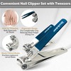 Brookstone Nail Clippers Set - Premium Stainless Steel Nail Clipper