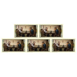 Needzo Prayer of Thanksgiving Laminated Holy Cards, 4 3/8 Inch, Pack of 5