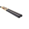 Chopsticks for Men, Thick, Black 's-bower 一半 Ebony Lacquer painted