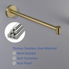 Wall Mounted Shower Arm 16 Inch Extension Pipe Shower Head