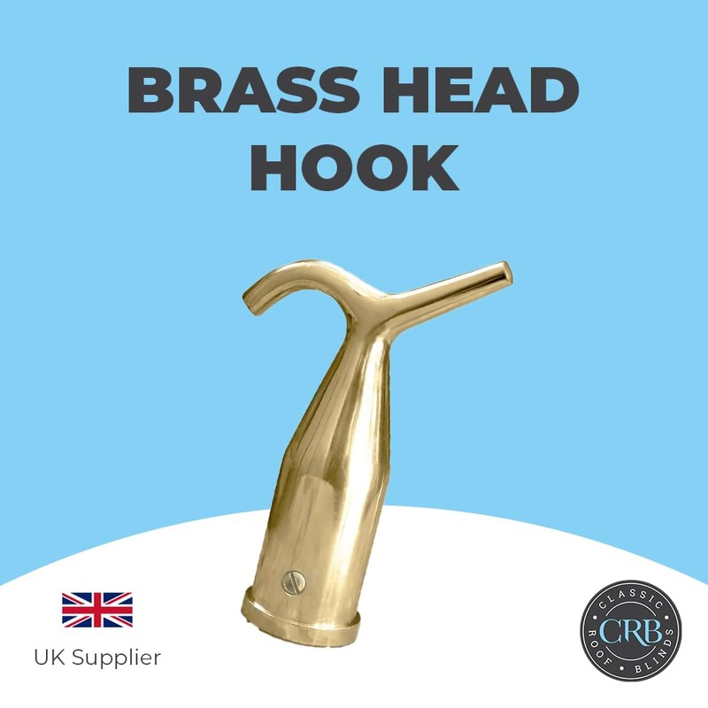 Window Pole Hook (Head Only), Compatible with Telescopic Pole, Suitable