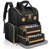 YOREPEK Extra Large Nail Polish Organizer Case Backpack Holds 96