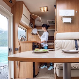 SURVADV Starlink Gen3 Wall Mount for Starlink Gen 3 Mesh Router and Power, Starlink Wall Holder for Starlink Gen3 High Performance WiFi Router and Power, Starlink V3 Mounting Kit White