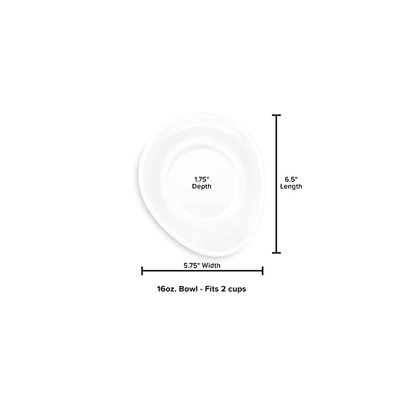 WeatherTech Extra Single Bowl - 16 oz, BPA-Free Plastic (81P16BOWL)