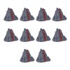 Garneck 10pcs Fake Volcano Decor, Volcano Documentary Science Kit Volcano