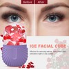 Ice Roller Face, RoseFlower Ice Roller for Face and Eyes,Reusable