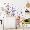 Set of 40 PCS Hello Spring Summer Window Cling Sticker