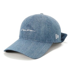 Newera 9TWENTY Long Visor/Ribbon NER35C5600 Handwritten Logo Ribbon ONSPOTZ Hat, washed denim, XL